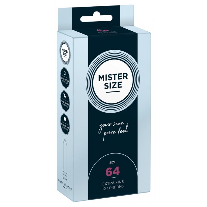 Mister Size 64mm pack of 10 - Mister Size