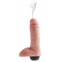 Dildo ar Sēkliniekiem un Spermas Rezervuāru 20cm King COCK