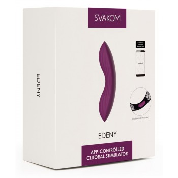 Svakom - edeny app controlled clitoral stumulator violet