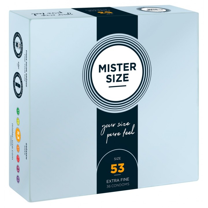 Mister Size 53mm pack of 36 - Mister Size