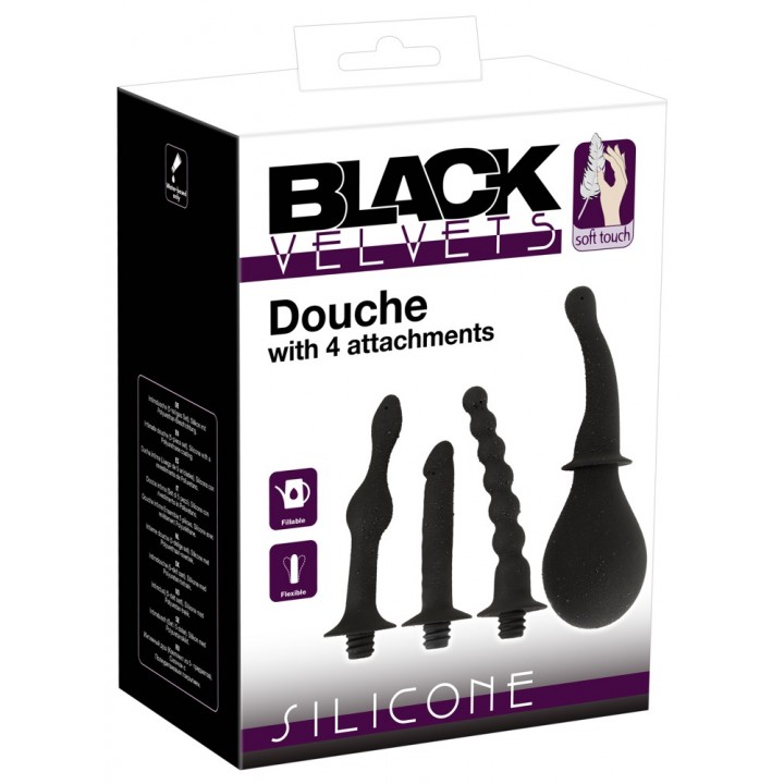 Black Velvets Douche with 4 at - Black Velvets