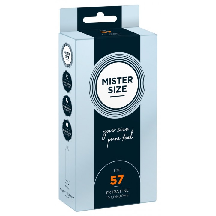 Mister Size 57mm pack of 10 - Mister Size