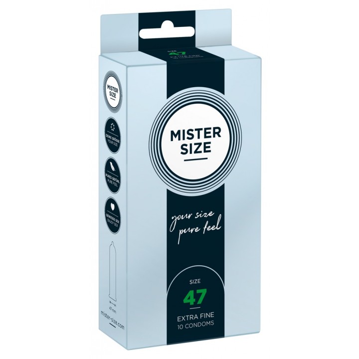 Mister Size 47mm pack of 10 - Mister Size