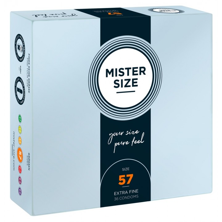 Mister Size 57mm pack of 36 - Mister Size