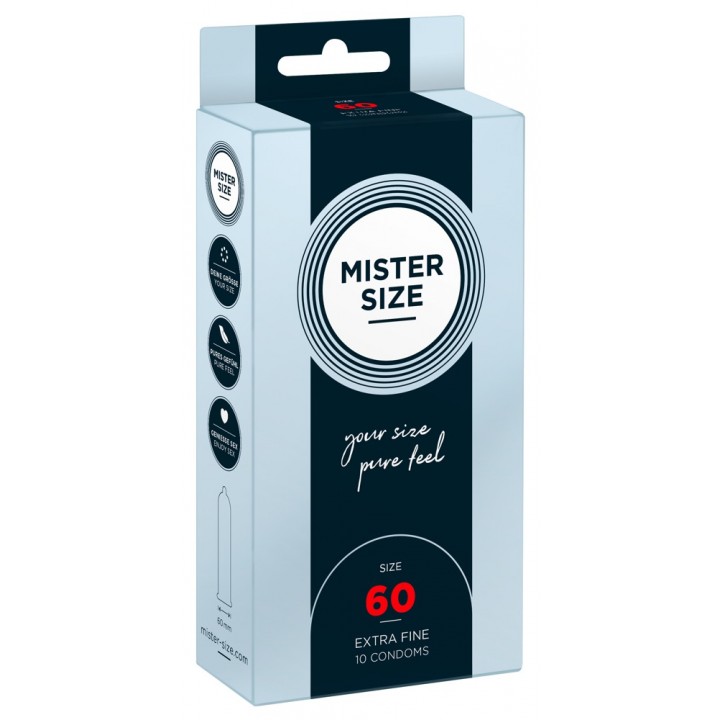 Mister Size 60mm pack of 10 - Mister Size