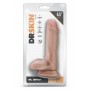 Dildo ar sēkliniekiem 16,5cm miesas krāsa - DR. SKIN