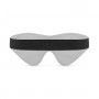 Faux Leather Blindfold - Black