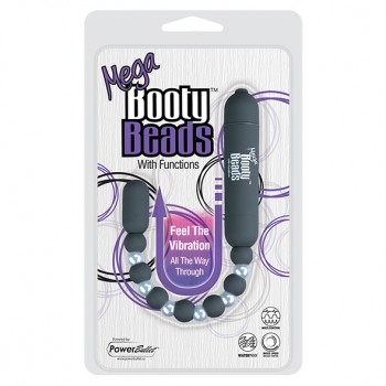 PowerBullet - Mega Booty Beads with 7 Functions Grey
