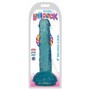 Dildo With Balls 20 CM - Berry Ice