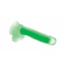 Glow in the dark Realistic Dildo with Balls - Green