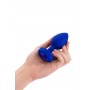 B-Vibe - Vibrating Jewel Plug L/XL Navy