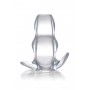 Clear View Hollow Anal Plug - Large