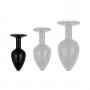 Anal Collection - Aluminium Metal Butt Plug S - Black/Silver