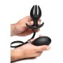 Inflatable Silicone Anal Plug - Black