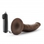 Dr. Skin - Dr. Dave Vibrator With Suction Cup - Chocolate