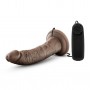 Dr. Skin - Dr. Dave Vibrator With Suction Cup - Chocolate