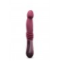 Vibratorius Temptasia Trixie Thrusting Dildo Wine, raudonas