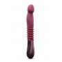 Vibratorius Temptasia Trixie Thrusting Dildo Wine, raudonas