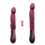 Vibratorius Temptasia Trixie Thrusting Dildo Wine, raudonas