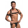 XR Brands - Chest Harness with Armbands - Black - L/XL