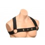 XR Brands - Chest Harness with Armbands - Black - L/XL