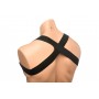 XR Brands - Chest Harness with Armbands - Black - L/XL