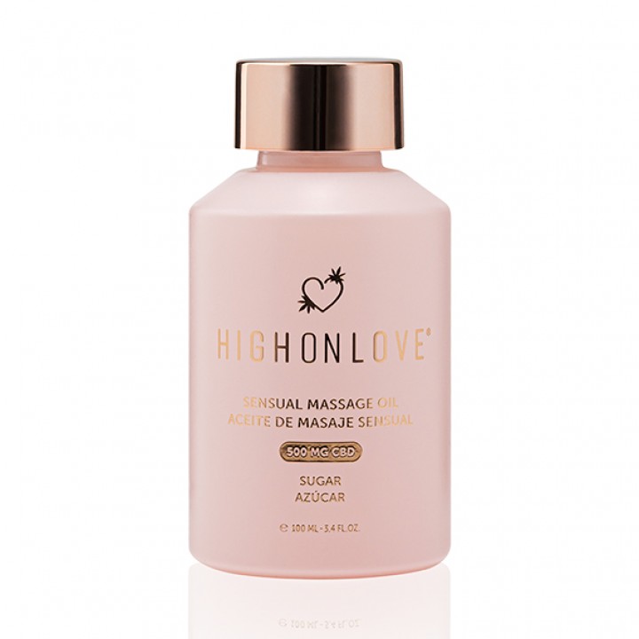 HighOnLove - CBD Sensual Massage Oil Sugar High 100 ml - HighOnLove