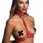 Female Chest Harness - Red - M/L