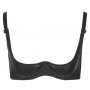 Leather shelf bra 75b