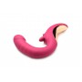 XR Brands - Tease & Please Licking & Thrusting Vibrator - Pink