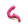 XR Brands - Tease & Please Licking & Thrusting Vibrator - Pink