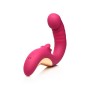 XR Brands - Tease & Please Licking & Thrusting Vibrator - Pink