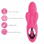 Vibrators G-punktam Rave FeelzToys Clitoral & Labia Stimulation Rozā