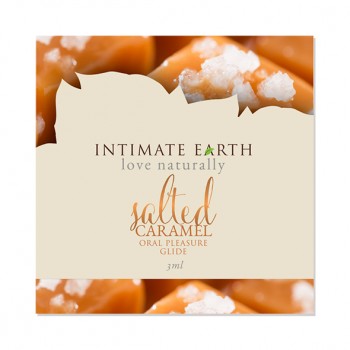 Intimate Earth - Natural Flavors Glide Salted Caramel Foil 3 ml