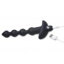 BANG! - 28X Remote Control Vibrating Silicone Anal Beads - Black