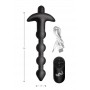 BANG! - 28X Remote Control Vibrating Silicone Anal Beads - Black