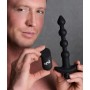 BANG! - 28X Remote Control Vibrating Silicone Anal Beads - Black