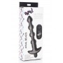 BANG! - 28X Remote Control Vibrating Silicone Anal Beads - Black