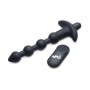 BANG! - 28X Remote Control Vibrating Silicone Anal Beads - Black