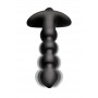 BANG! - 28X Remote Control Vibrating Silicone Anal Beads - Black
