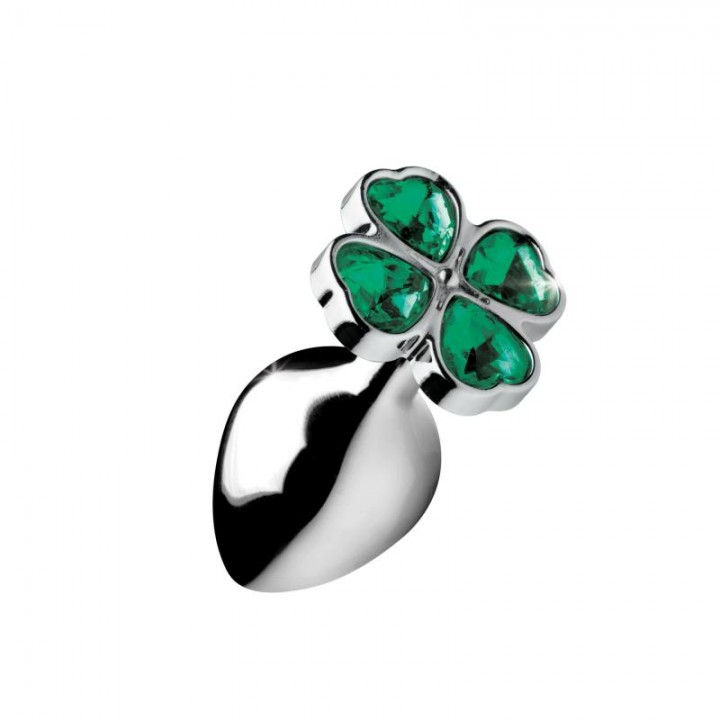 Booty Sparks - Lucky Clover Anal Plug - Medium Green