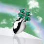 Booty Sparks - Lucky Clover Anal Plug - Medium Green