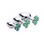 Booty Sparks - Lucky Clover Anal Plug - Medium Green