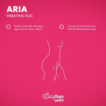 EasyConnect - Vibrating Egg Aria app-controlled EasyConnect - Vibrating Egg Aria app-controlled
