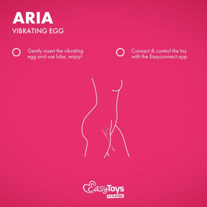 EasyConnect - Vibrating Egg Aria app-controlled EasyConnect - Vibrating Egg Aria app-controlled