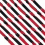 Fetish Collection - Flogger 64 cm - Red and Black