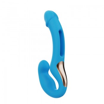 HoneyPlayBox - Harmony Duo App-Controlled Strapless Strap-on Blue HoneyPlayBox - Harmony Duo App-Controlled Strapless Strap-on Blue