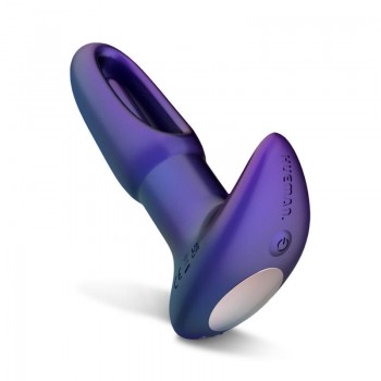 Hueman - Voyager Vibrating Butt Plug With Tapping - Purple Hueman - Voyager Vibrating Butt Plug With Tapping - Purple
