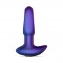 Hueman - Voyager Vibrating Butt Plug With Tapping - Purple