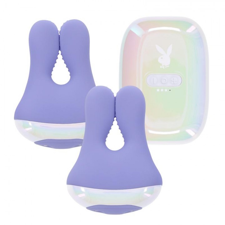 PLAYBOY Pleasure – In A Pinch – Vibrating Nipple Clamps PLAYBOY Pleasure – In A Pinch – Vibrating Nipple Clamps